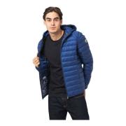 Heren Waterdichte Hooded Jas Nico Jott , Blue , Heren