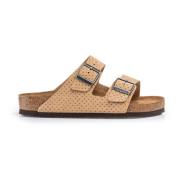 Arizona VL Slippers Birkenstock , Beige , Heren