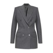 Dubbelrijige blazer Tom Ford , Gray , Dames