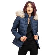 Dames Winterjas Marineblauw Tommy Hilfiger , Blue , Dames