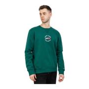 Heren Groene Sweatshirt Regular Fit Tommy Hilfiger , Green , Heren