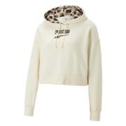 Hoodie Puma , Beige , Dames