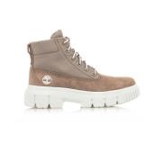 Greyfield Dames Enkellaarzen Timberland , Brown , Dames