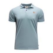 Heren Polo Shirt Regular Fit Blauw Fjällräven , Blue , Heren