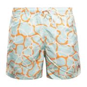 Heren Zwembroek Biarritz Groen Polyester Jott , Multicolor , Heren