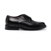 Leren Veterschoenen Henderson , Black , Heren