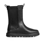 Zwarte Combat Stijl Laarzen Timberland , Black , Dames