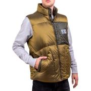 Oversized Mouwloos Vest voor Heren Tommy Hilfiger , Brown , Heren