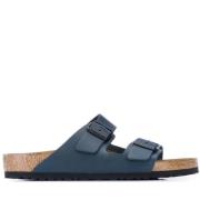 Arizona Natural Leather Sandalen Birkenstock , Blue , Heren