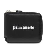 Portemonnee met logo Palm Angels , Black , Heren