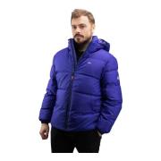 Heren Puffer Jas Paars Regular Fit Tommy Hilfiger , Purple , Heren