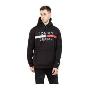 Heren hoodie met reflecterende details Tommy Hilfiger , Black , Heren