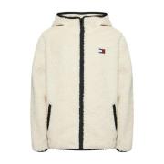 Witte Jassen ACG Print Ritssluiting Tommy Jeans , Beige , Heren