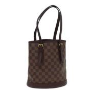 Pre-owned Canvas shoulder-bags Louis Vuitton Vintage , Brown , Dames