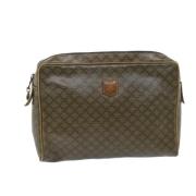 Pre-owned Canvas clutches Celine Vintage , Beige , Dames