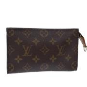 Pre-owned Canvas pouches Louis Vuitton Vintage , Brown , Dames