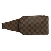 Pre-owned Canvas shoulder-bags Louis Vuitton Vintage , Brown , Dames