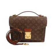 Pre-owned Leather louis-vuitton-bags Louis Vuitton Vintage , Brown , D...