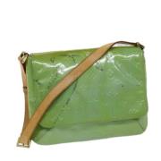 Pre-owned Leather louis-vuitton-bags Louis Vuitton Vintage , Green , D...