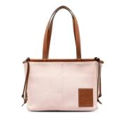 Pre-owned Leather shoulder-bags Loewe Pre-owned , Pink , Dames