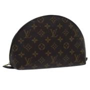 Pre-owned Canvas pouches Louis Vuitton Vintage , Brown , Dames