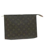 Pre-owned Canvas pouches Louis Vuitton Vintage , Brown , Dames