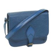 Pre-owned Leather louis-vuitton-bags Louis Vuitton Vintage , Blue , Da...