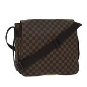 Pre-owned Canvas shoulder-bags Louis Vuitton Vintage , Brown , Dames