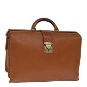 Pre-owned Leather briefcases Louis Vuitton Vintage , Brown , Dames