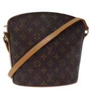 Pre-owned Canvas shoulder-bags Louis Vuitton Vintage , Brown , Dames