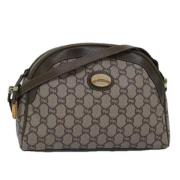 Pre-owned Leather gucci-bags Gucci Vintage , Beige , Dames