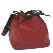 Pre-owned Leather louis-vuitton-bags Louis Vuitton Vintage , Red , Dam...