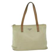 Pre-owned Nylon totes Prada Vintage , White , Dames