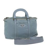 Pre-owned Nylon prada-bags Prada Vintage , Blue , Dames