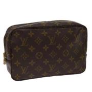 Pre-owned Canvas clutches Louis Vuitton Vintage , Brown , Dames