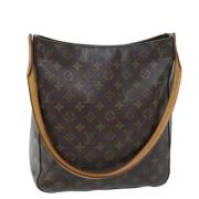 Pre-owned Canvas handbags Louis Vuitton Vintage , Brown , Dames