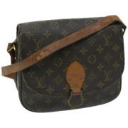 Pre-owned Canvas shoulder-bags Louis Vuitton Vintage , Brown , Dames