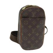 Pre-owned Canvas shoulder-bags Louis Vuitton Vintage , Brown , Dames