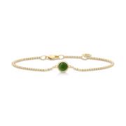 Kleurrijk Cabochon Kristal Armband Julie Sandlau , Green , Dames