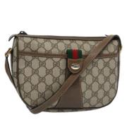 Pre-owned Leather gucci-bags Gucci Vintage , Beige , Dames