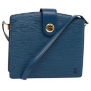 Pre-owned Leather louis-vuitton-bags Louis Vuitton Vintage , Blue , Da...