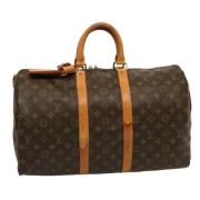 Pre-owned Canvas travel-bags Louis Vuitton Vintage , Brown , Dames