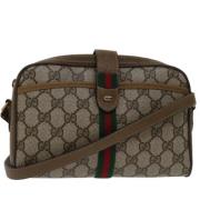 Pre-owned Leather gucci-bags Gucci Vintage , Beige , Dames