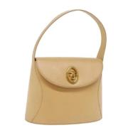 Pre-owned Leather handbags Dior Vintage , Beige , Dames