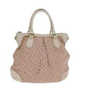 Pre-owned Canvas shoulder-bags Louis Vuitton Vintage , Pink , Dames