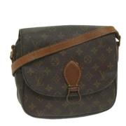 Pre-owned Canvas louis-vuitton-bags Louis Vuitton Vintage , Brown , Da...