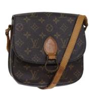 Pre-owned Canvas louis-vuitton-bags Louis Vuitton Vintage , Brown , Da...