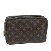 Pre-owned Canvas clutches Louis Vuitton Vintage , Brown , Dames