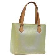 Pre-owned Leather totes Louis Vuitton Vintage , Beige , Dames