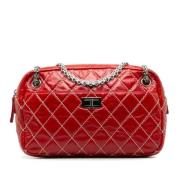 Pre-owned Leather chanel-bags Chanel Vintage , Red , Dames